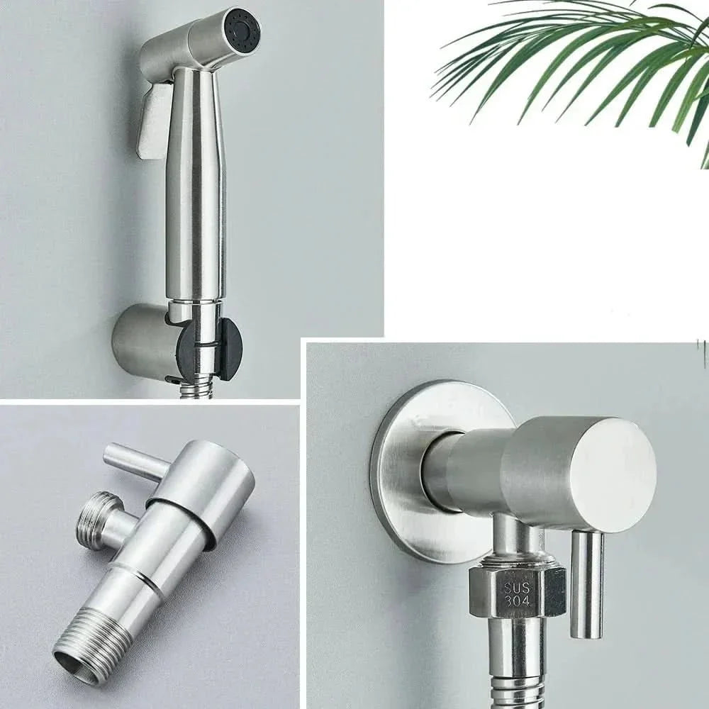 WC bidet-sproeier van roestvrij staal – nauwkeurige intieme hygiëne