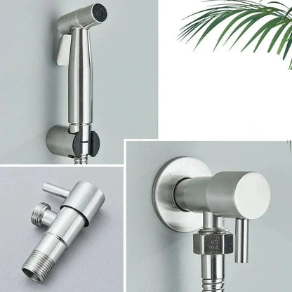 WC bidet-sproeier van roestvrij staal – nauwkeurige intieme hygiëne