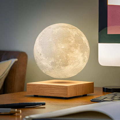 Zwevende maanlamp met magnetische levitatie en aanraaksensor