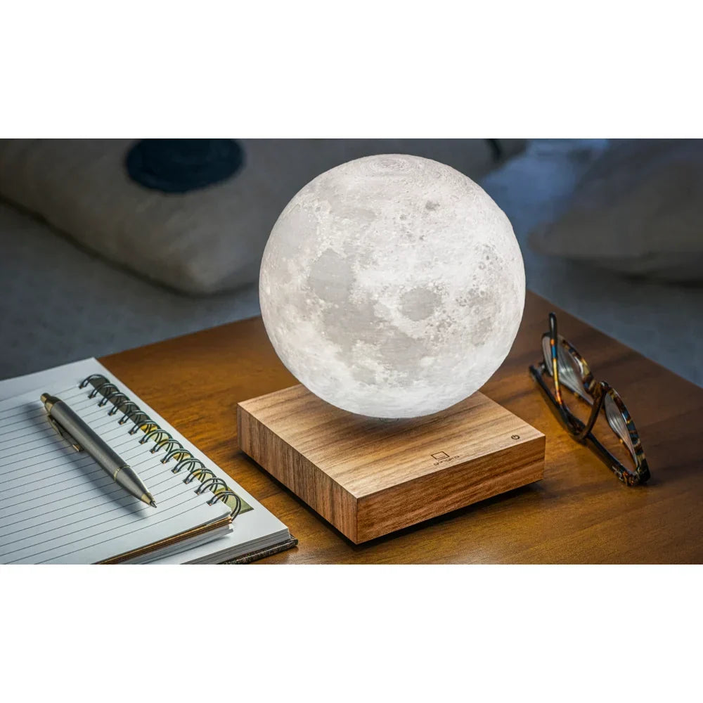 Zwevende maanlamp met magnetische levitatie en aanraaksensor