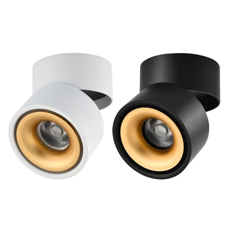 LED plafondspot draaibaar 350° zwenkbaar warmwit aluminium