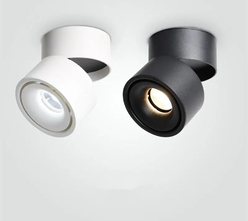 LED plafondspot draaibaar 350° zwenkbaar warmwit aluminium