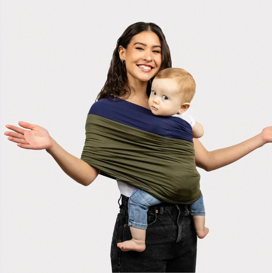 CuddleNest – Elastische Babydraagdoek van Biologisch Katoen | Veilig & Comfortabel