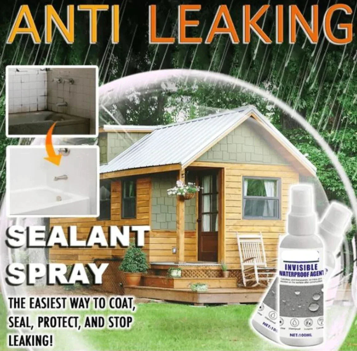 AntiLeak™ - Waterdichte spray [1 + 1 Gratis]