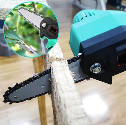 TurboSaw™ Draadloze Mini-Kettingzaag – Snoerloos & Compact