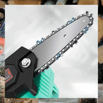 TurboSaw™ Draadloze Mini-Kettingzaag – Snoerloos & Compact