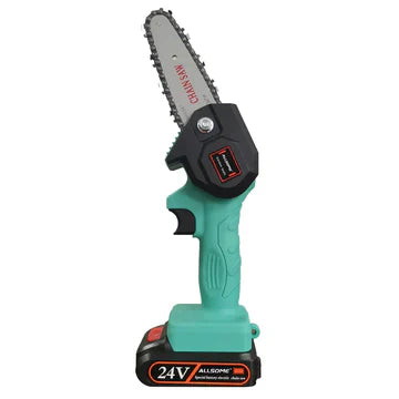 TurboSaw™ Draadloze Mini-Kettingzaag – Snoerloos & Compact
