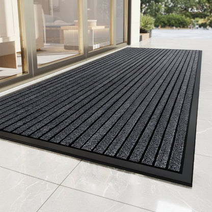 Duurzame deurmat met antislip onderkant en vuilopvangende functie