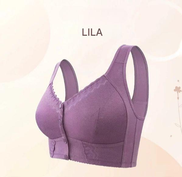 Estella™ – Katoenen bh met voorsluiting voor senioren [1 + 1 Gratis]
