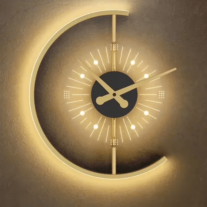 LED wandklok met verlichting – moderne tijdweergave voor elke ruimte