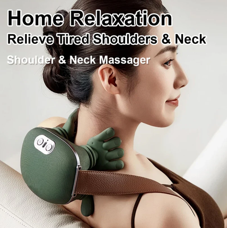 MassagePro™ – Roodlicht Massageapparaat voor Nek, Schouders & Rug