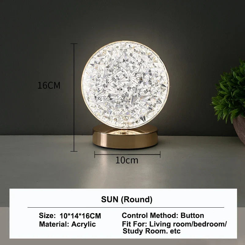 LED Nachtlampje dimbaar met touch-bediening en 3 lichtkleuren