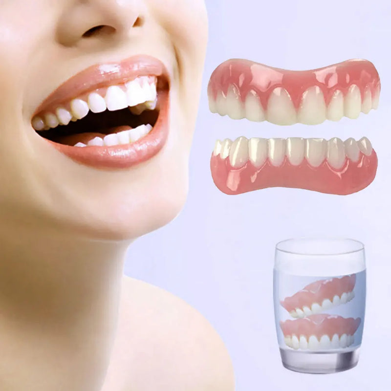 SmileWhite™ - Gebitsprothese set - Zeg vaarwel tegen gebitsprothese ongemak! [50% Korting]