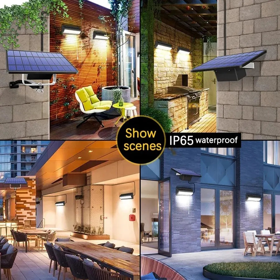 Zonne-energie Hanglamp Binnen & Buiten met Trekschakelaar IP65 Waterdicht