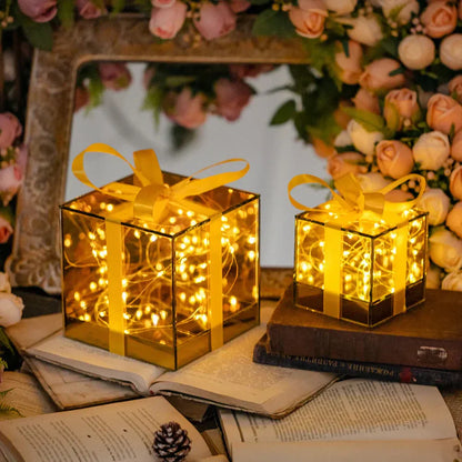 50% Korting | LightBox™ – Lichtgevende kerstdecoratie van glas [Laatste dag korting]
