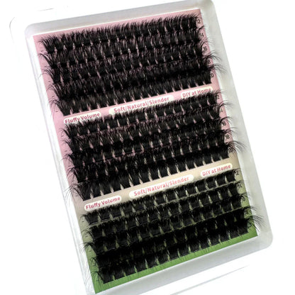 LashGlam™ – 5D-clusterwimpers voor een dramatische, volumineuze en glamoureuze look [50% Korting]