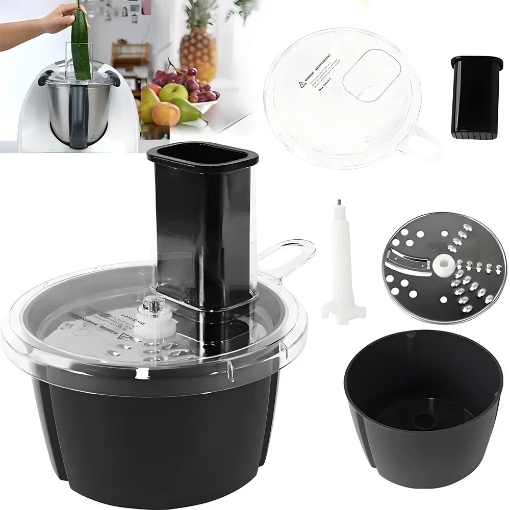 Groentesnijder-set voor Thermomix TM5 & TM6 met kaasrasp