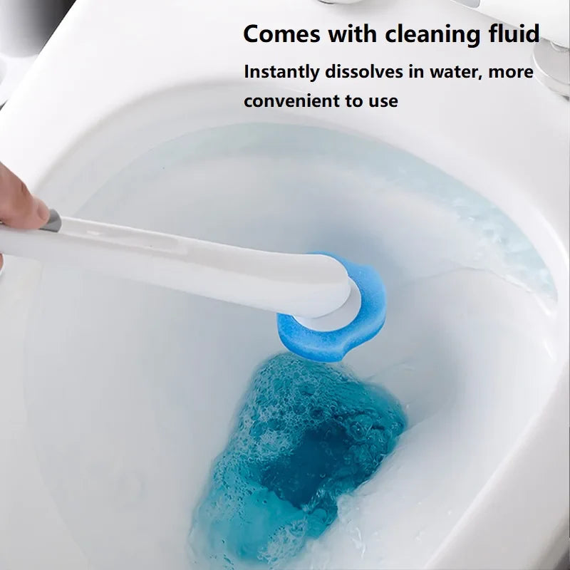 CleanSwipe™ – Wegwerp-toiletborstel met reinigingsvloeistof, WC-accessoire voor de badkamer (24 pads inbegrepen) [50% korting]