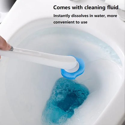 CleanSwipe™ – Wegwerp-toiletborstel met reinigingsvloeistof, WC-accessoire voor de badkamer (24 pads inbegrepen) [50% korting]