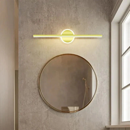 LED Wandlamp Zwart Goud – Spiegellamp 40/60/80 cm