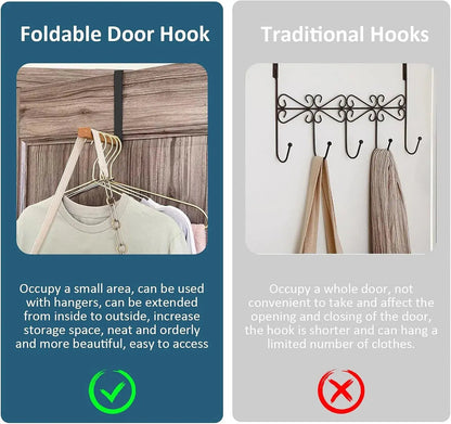 FoldHook™ – Inklapbare Deurhaak Zonder Boren | 1+1 Gratis