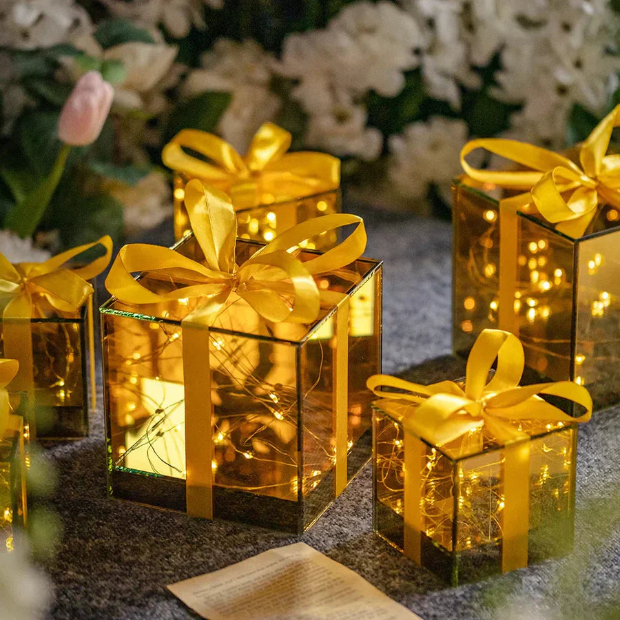 50% Korting | LightBox™ – Lichtgevende kerstdecoratie van glas [Laatste dag korting]