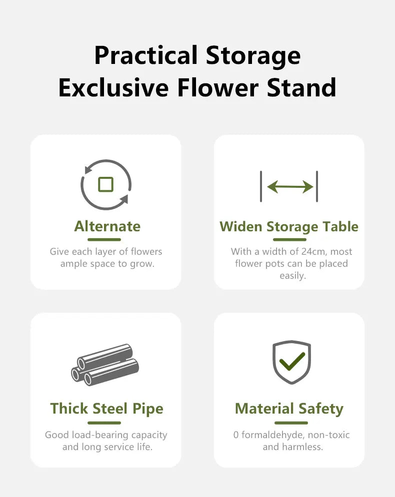 WoodFrame™ – Plantenrek 5 Niveaus van Metaal en Hout Ruimtebesparend Modern Ontwerp [50% Korting]