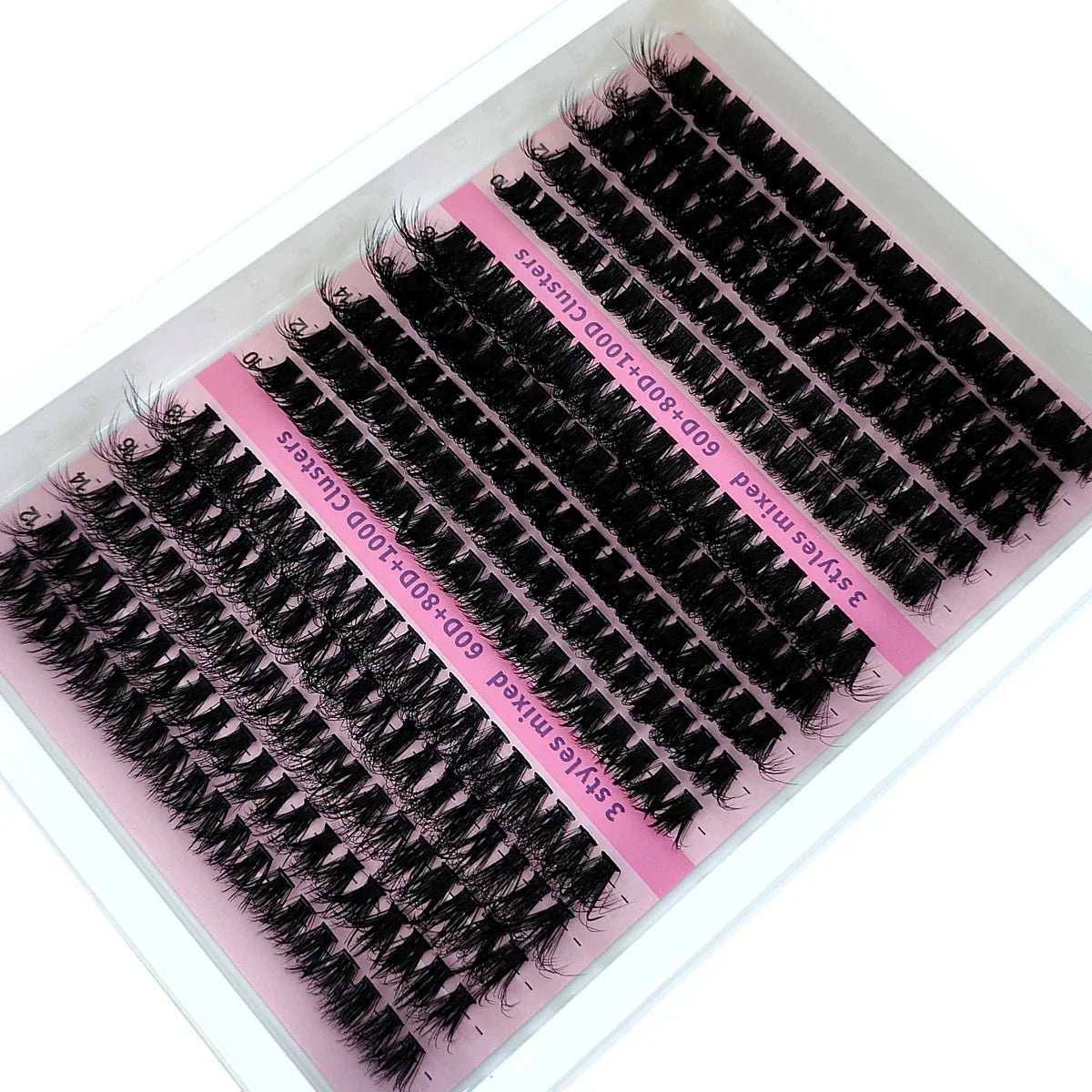 LashGlam™ – 5D-clusterwimpers voor een dramatische, volumineuze en glamoureuze look [50% Korting]