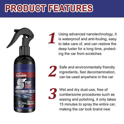 NanoShine™ – Professionele Auto Poetsspray | 3-in-1 Hoogglans [1+1 Gratis]