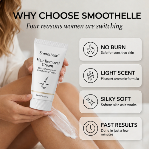 SmoothSkin – Ontharingscrème voor Gevoelige Huid | Haarvrij in 10 Min