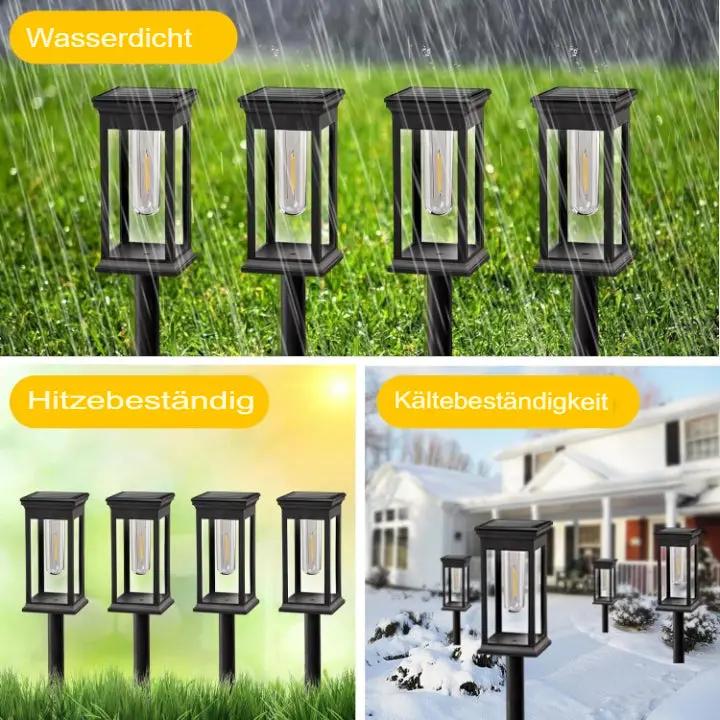 SolarGarden™ – Warm wit licht voor paden, borders & sfeervolle tuinaccenten [1 + 1 Gratis]
