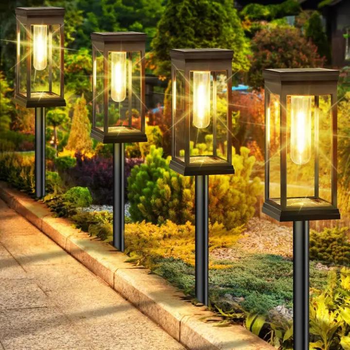 SolarGarden™ – Warm wit licht voor paden, borders & sfeervolle tuinaccenten [1 + 1 Gratis]
