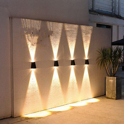 Zonne-energie LED Wandlamp voor buiten – draadloos & weerbestendig