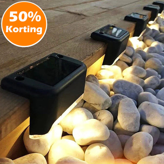 SolarPath™ buitenlampen op zonne-energie (4 stuks) | 50% Korting