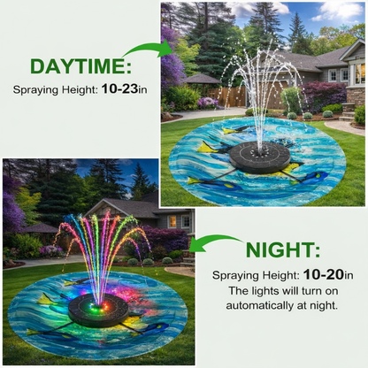 SolarFountain™ – Legendarische interactieve zonne-waterfontein met decoratief tuinontwerp [50% Korting]