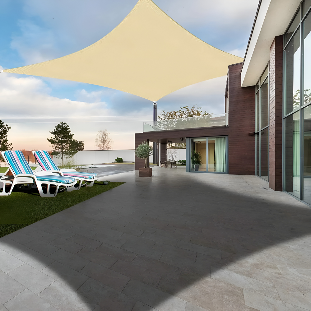 SkyCover™ – Waterdicht Zonnezeil met UV-bescherming voor Terras & Tuin