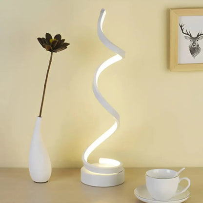 Spiraalvormige LED-tafellamp 19W met dimmer – Verblindingsvrij licht