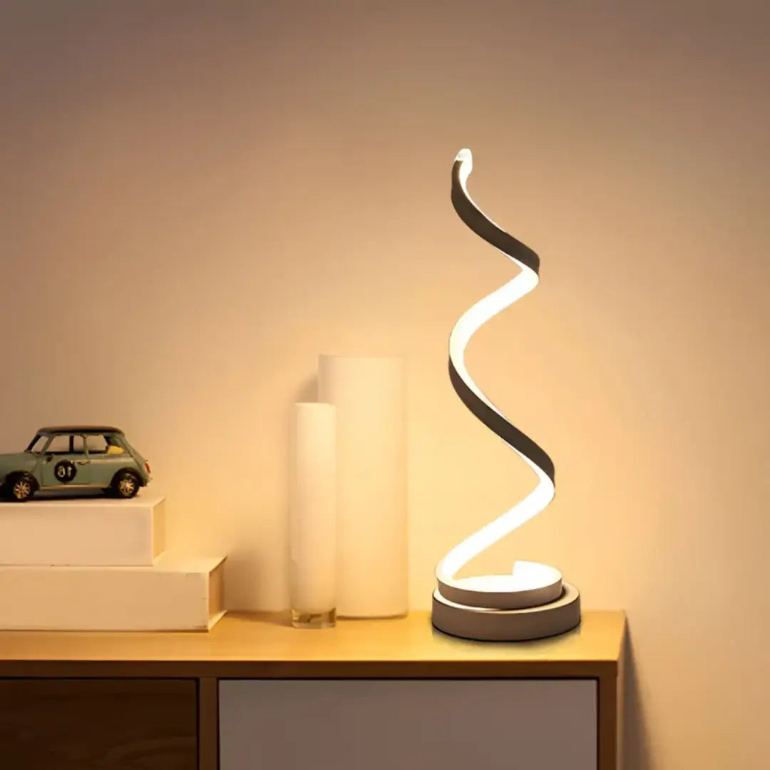 Spiraalvormige LED-tafellamp 19W met dimmer – Verblindingsvrij licht