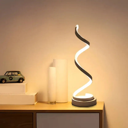 Spiraalvormige LED-tafellamp 19W met dimmer – Verblindingsvrij licht