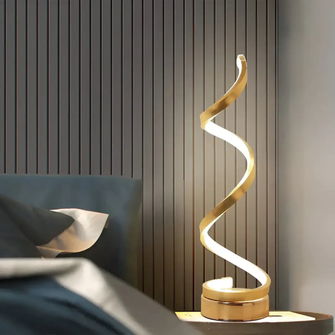 Spiraalvormige LED-tafellamp 19W met dimmer – Verblindingsvrij licht
