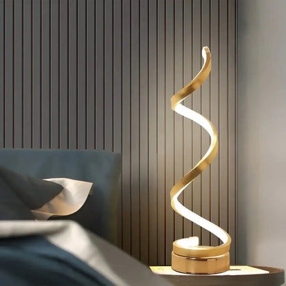Spiraalvormige LED-tafellamp 19W met dimmer – Verblindingsvrij licht
