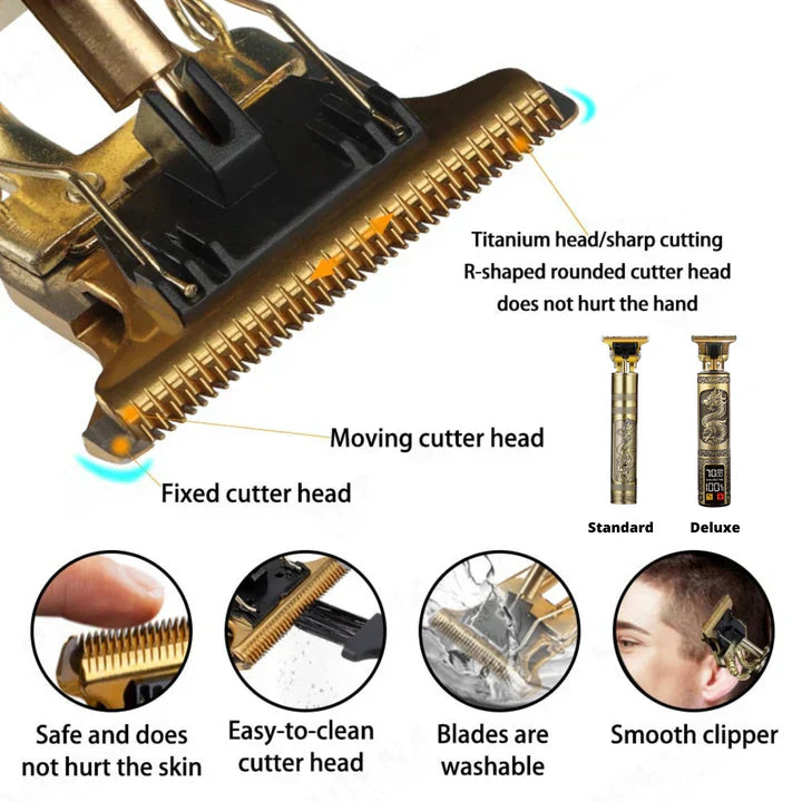 PowerTrim™ Professionele Haartrimmer – Nauwkeurig & Stil Trimmen Thuis