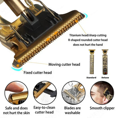 PowerTrim™ Professionele Haartrimmer – Nauwkeurig & Stil Trimmen Thuis