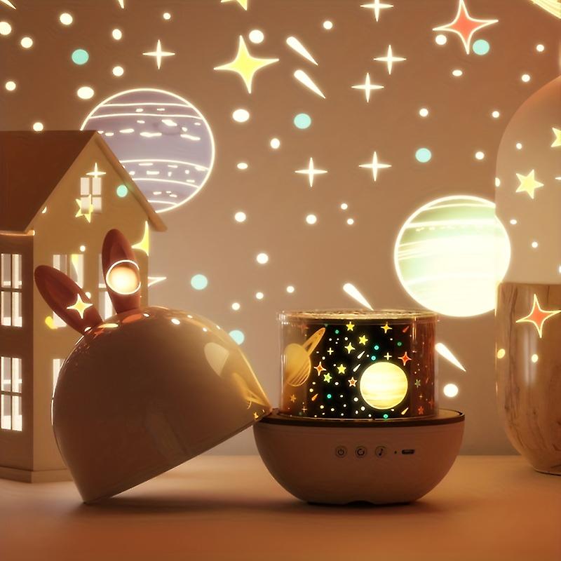 Sterrenprojektor nachtlamp voor kinderen met muziek en timer