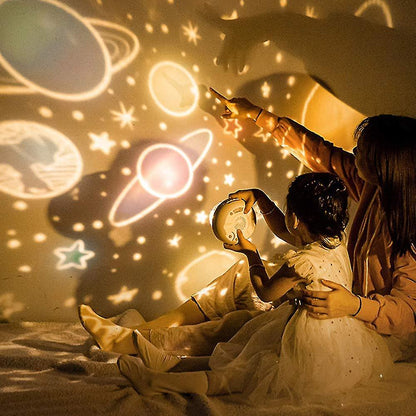 Sterrenprojektor nachtlamp voor kinderen met muziek en timer