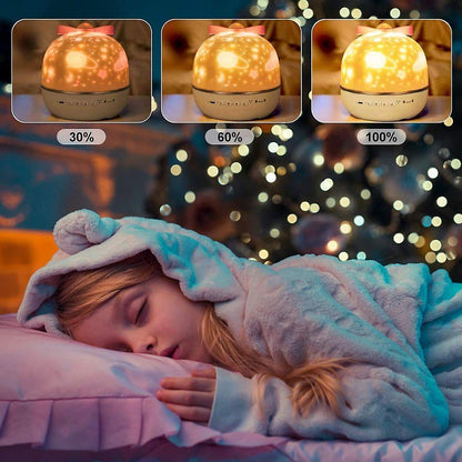 Sterrenprojektor nachtlamp voor kinderen met muziek en timer