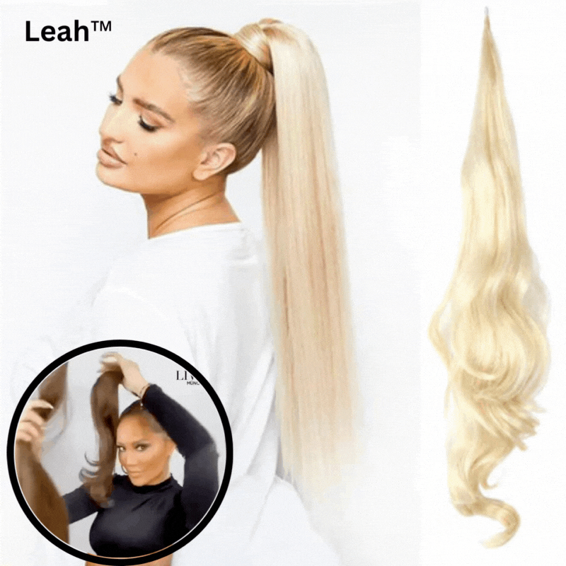 Leah™ – Double Style paardenstaart voor volumineus, stijlvol en elegant haar [50% Korting]