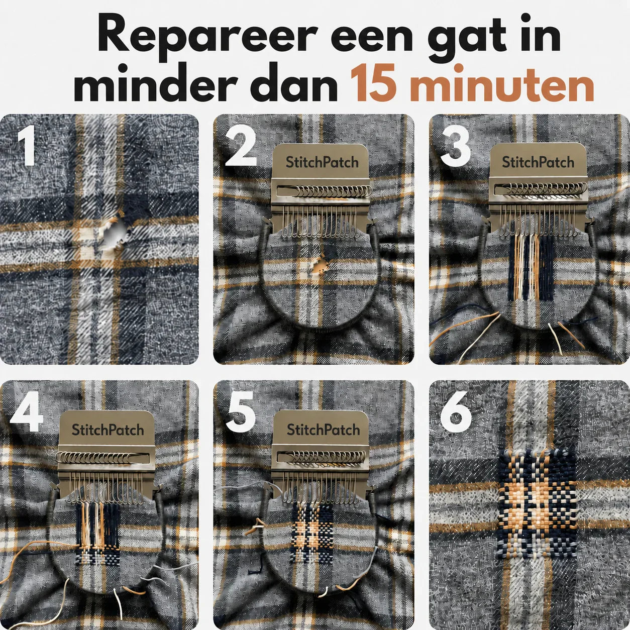 StitchPatch – Repareer je favoriete kleding stijlvol & snel [50% korting]