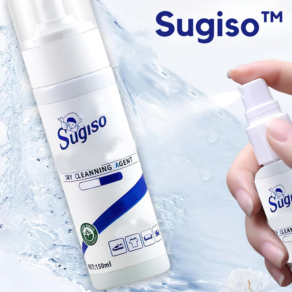 Sugiso™ – Waterloze schuimreiniger voor eenvoudige en grondige reinheid [50% Korting]