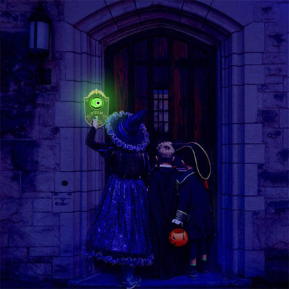 Elektronische Halloween deurbel met griezelig oog en geluidseffect
